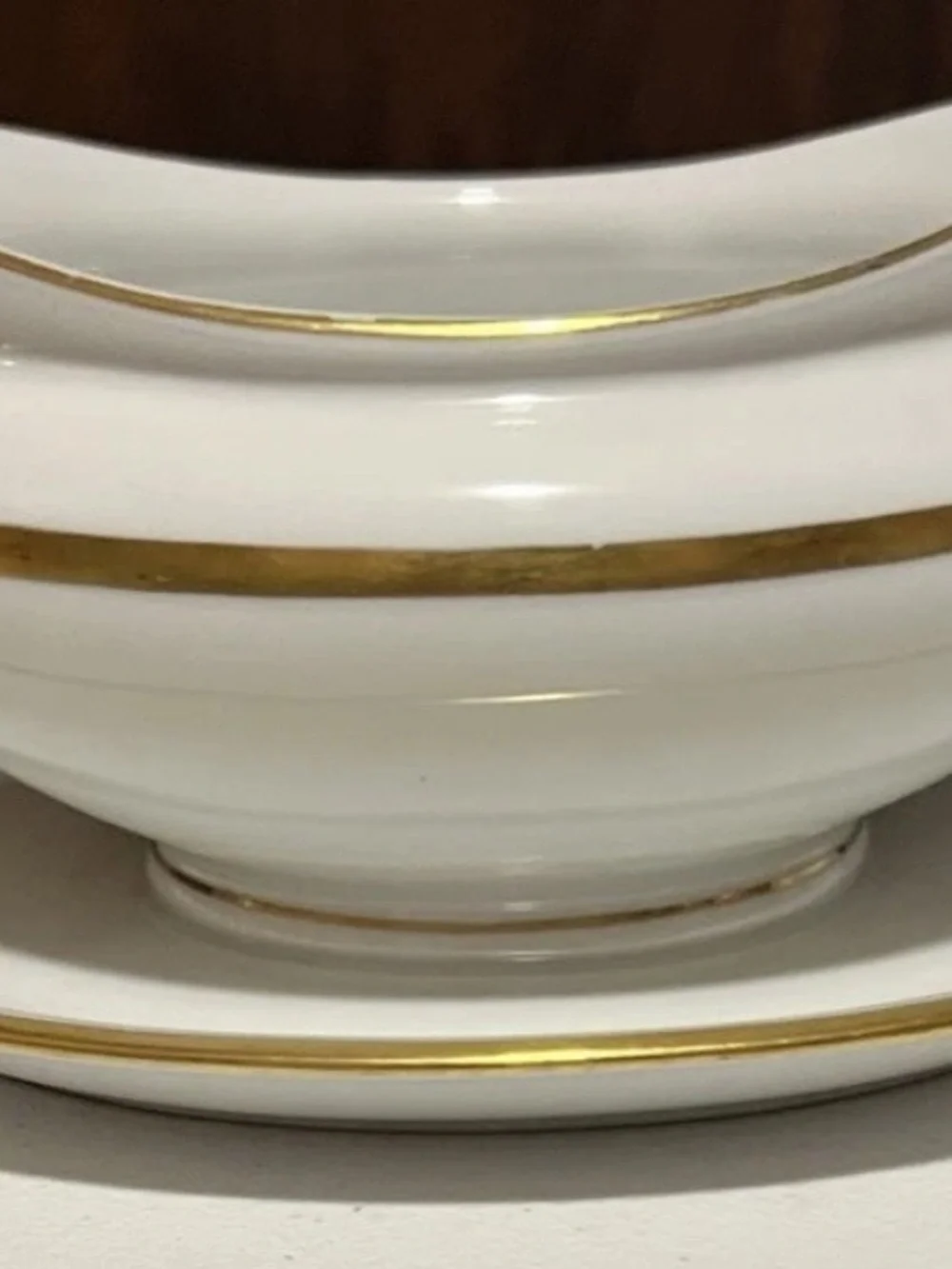 Eschenbach Bavaria Germany Baronet Porcelain China  Gravy Boat Underplate Regina
